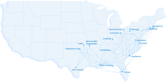 Breeze Launch Route Map