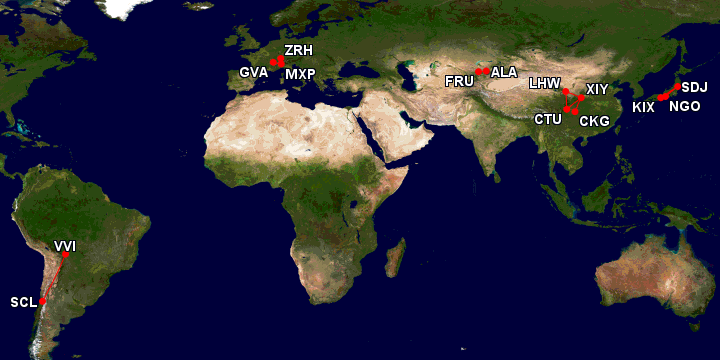 Most Turbulent Routes